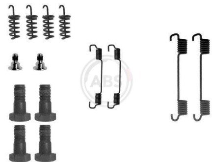 Монтажний к-кт барабанних гальм зад. MB W140/C140/S203/W203 91-07 165х25 A.B.S. 0716Q