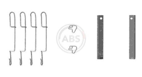 Монтажний к-кт гальм. колодок MB V-CLASS (ABS) A.B.S. 1280Q