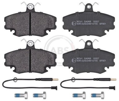 Колодка гальм. PEUGEOT / RENAULT 205/309/Clio/Express передн. (ABS) A.B.S. 36881