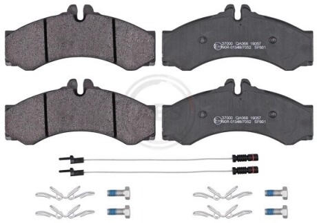 Колодка гальм. диск. MB/VW SPRINTER 400/LT 46 передн. (ABS) A.B.S. 37000