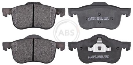 Тормозные колодки пер. Volvo S60/S80/V70/XC70 95-10 (ATE) A.B.S. 37097