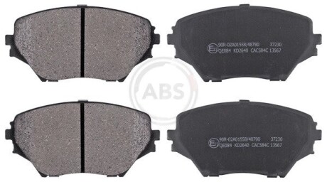 Колодка гальм. диск. TOYOTA RAV4 передн. (ABS) A.B.S. 37230