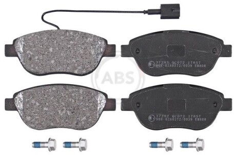 Колодка тормозов. диск. FIAT STILO передн. (выр-во ABS) A.B.S. 37282