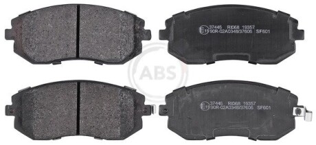 Колодка гальм. диск. Forester/XV/BRZ/Impreza/Outback/Legacy/GT 86 (09-18) передн. (ABS) A.B.S. 37446