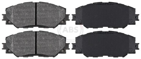 Колодка тормозов. диск. TOYOTA AURIS/RAV4 передн. (выр-во ABS) A.B.S. 37544