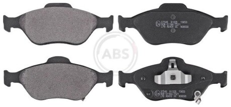 Колодка гальм. диск. TOYOTA YARIS передн. (ABS) A.B.S. 37546