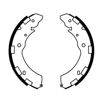 Тормозные колодки, барабанные ABE C05060ABE