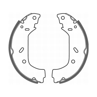 Гальмівні колодки, барабанні ABE C0P015ABE