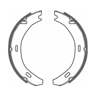 Тормозные колодки, барабанные ABE CRM002ABE