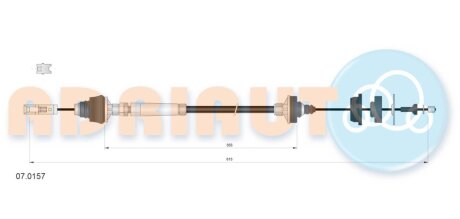 Трос зчеплення ADRIAUTO 07.0157
