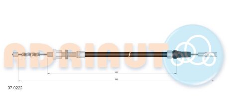 Трос ручного гальма ADRIAUTO 07.0222