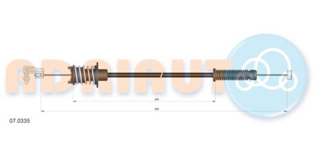 Тросик ADRIAUTO 07.0335