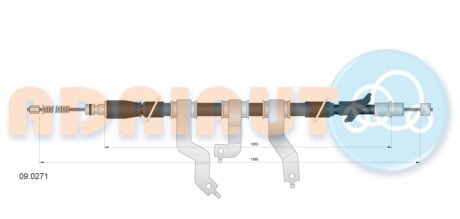 Трос ручного тормоза ADRIAUTO 09.0271