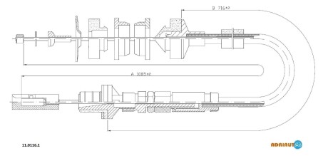 Трос зчеплення ADRIAUTO 11.0116.1