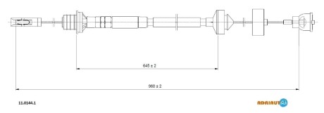 Трос зчеплення ADRIAUTO 11.0144.1