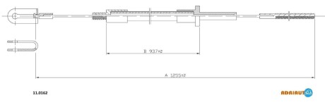 Трос зчеплення FIAT DAILY ADRIAUTO 11.0162