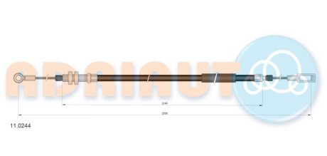 Трос ручного тормоза ADRIAUTO 11.0244