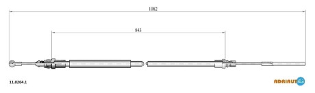 Трос зупиночних гальм ADRIAUTO 1102641 (фото 1)