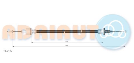 Трос зчеплення ADRIAUTO 13.0140