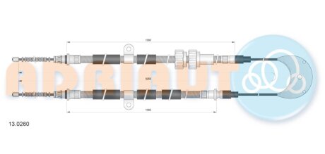 Трос ручного гальма ADRIAUTO 13.0260