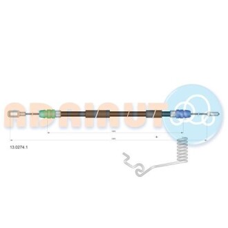 Трос зупиночних гальм ADRIAUTO 13.0274.1