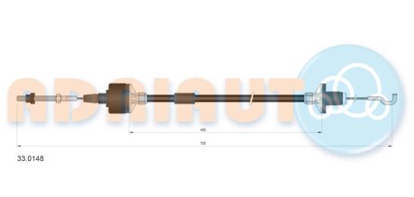 Трос зчеплення ADRIAUTO 33.0148