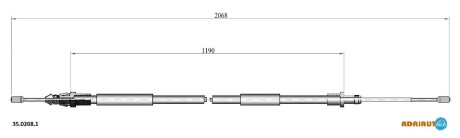 Трос зупиночних гальм ADRIAUTO 3502081
