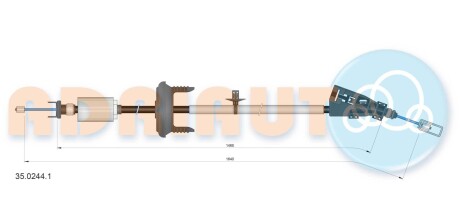 Трос зупиночних гальм ADRIAUTO 3502441