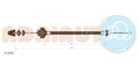 Трос зчеплення ADRIAUTO 41.0168