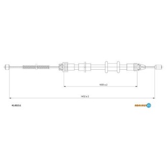 Трос зупиночних гальм ADRIAUTO 4102131