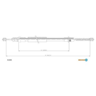 Трос ручного гальма RENAULT R2 ADRIAUTO 41.0248