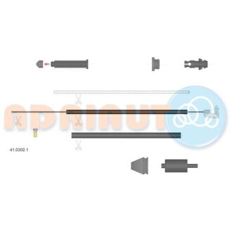 Трос газу ADRIAUTO 4103021