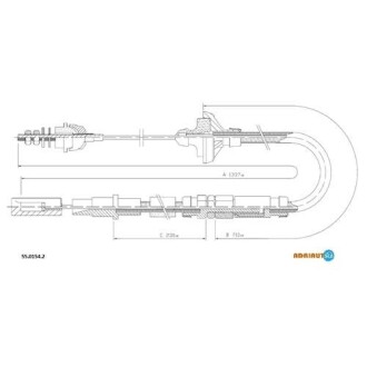 Трос зчеплення ADRIAUTO 5501542