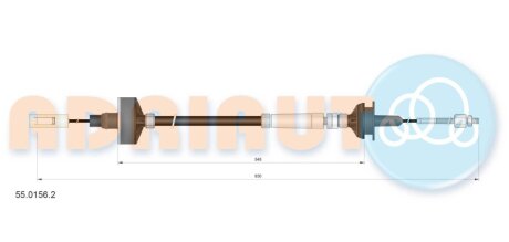 Тросик ADRIAUTO 55.0156.2