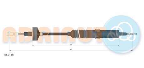 Трос зчеплення ADRIAUTO 55.0156