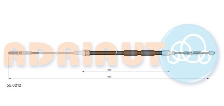 Трос ручного гальма ADRIAUTO 55.0212