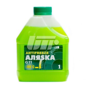 Антифриз Аляска ANTIFREEZE-40 (зелений) Каністра 1л/0,98кг АЛЯSКА 5063