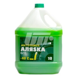 Антифриз Аляска ANTIFREEZE-40 (зелений) Каністра10л/9,83кг АЛЯSКА 5523 (фото 1)