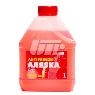 Антифриз Аляска ANTIFREEZE-40 (червоний) Каністра 1л/0,98кг АЛЯSКА 5524 (фото 1)