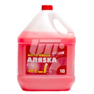 Антифриз Аляска ANTIFREEZE-40 (червоний) Каністра 10л/9,83кг АЛЯSКА 5528