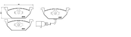 Колодка гальмiвна перед RENAULT MEGANE IV Grandtour (K9A/M/N_) (04/16-) APPLUS APLUS 71128BBAP