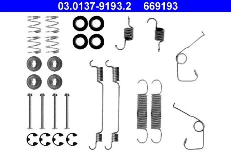 Комплект монтажний колодок ATE 03.0137-9193.2