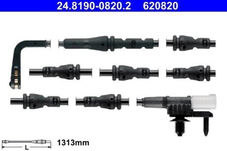 Датчик зносу гальмівних колодок ATE 24.8190-0820.2