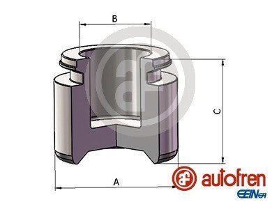 Поршень тормозного суппорта перед. (Lucas 40x35,2) MB S-class (W140, C140) 91-99 AUTOFREN D025660