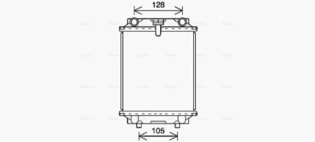 Радіатор охолодження двигуна Audi A1, A3 (12-20)/Seat Leon (13-20)/VW Jetta, Golf (10-20) 2.0 TSI, TFSI AVA AVA COOLING AI2415