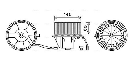 Вентилятор AUDI, VW (AVA) AVA COOLING AI8375