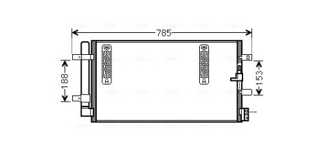 Конденсер кондіционера (AVA) AVA COOLING AiA5297D