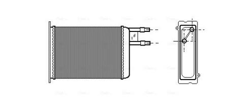 Радіатор обігрівача JUMPER/DUCATO/BOXER MT (Ava) AVA COOLING CN6128