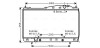 Радиатор охлаждения двигателя Chevrolet Epica (06-), Evanda (04-) AT A AVA COOLING DW2055 (фото 1)