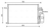 Конденсер кондиціонера CHEVROLET EPICA (2007) 2.0 (AVA) AVA COOLING DW5137D (фото 1)